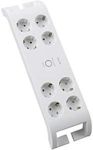S-link SPG3080 900 Joule 8'li 2 m Anahtarlı Beyaz Akım Korumalı Priz - OUTLET