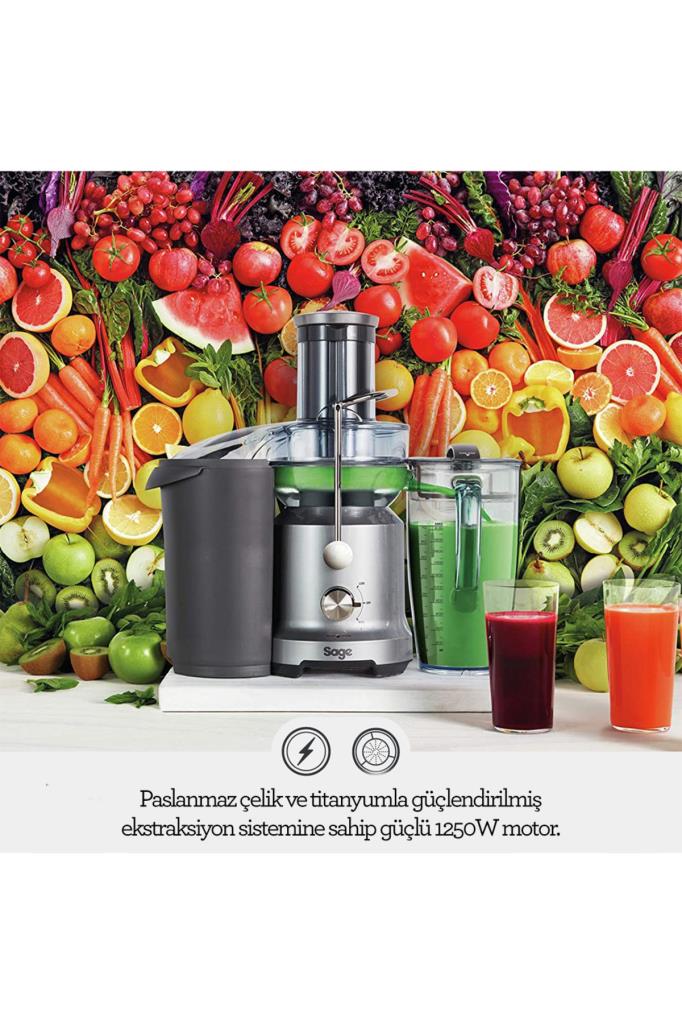 Sage BJE430 SIL 1250 W Katı Meyve Sıkacağı Teşhir