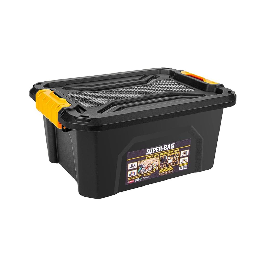 Super-Bag Geniş Hacimli Kilitli Saklama Kutusu 20 Lt ASR-4035