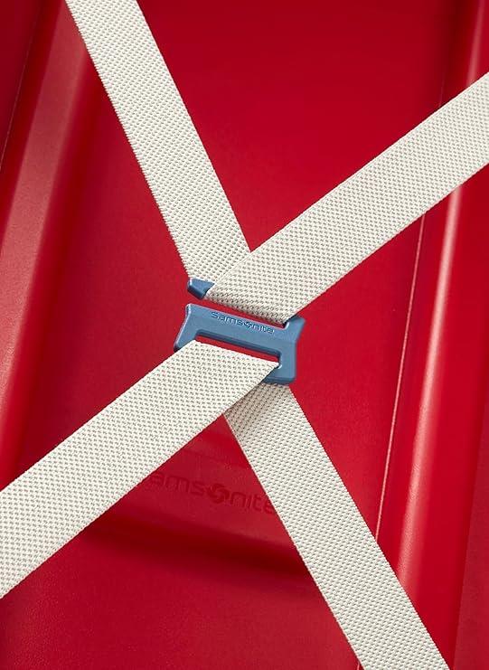 Samsonite S'Cure Polipropilen Kırmızı Büyük Boy Valiz Outlet