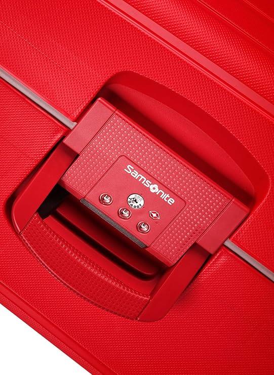 Samsonite S'Cure Polipropilen Kırmızı Büyük Boy Valiz Outlet