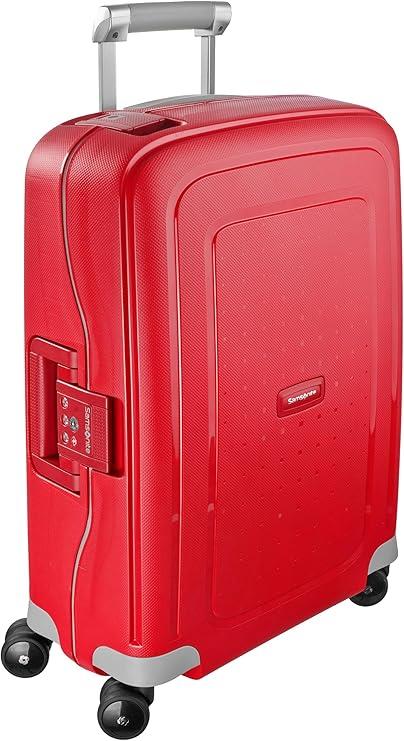 Samsonite Kırmızı Unisex Çekçekli Sert Valiz S'CURE Outlet