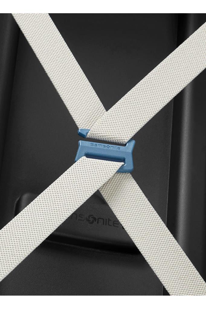 Samsonite Siyah Çekçekli Sert Valiz S'CURE-SPINNER 55/20 Teşhir