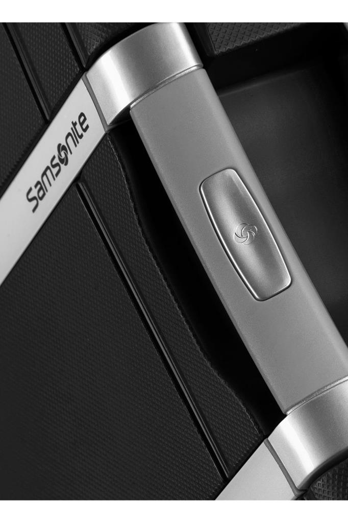 Samsonite Siyah Çekçekli Sert Valiz S'CURE-SPINNER 55/20 Teşhir