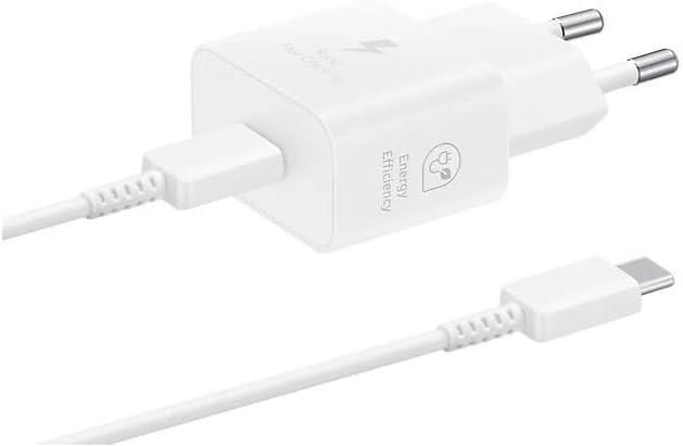 Samsung 25 Watt Şarj Adaptörü + Kablo Seti, Beyaz - Teşhir