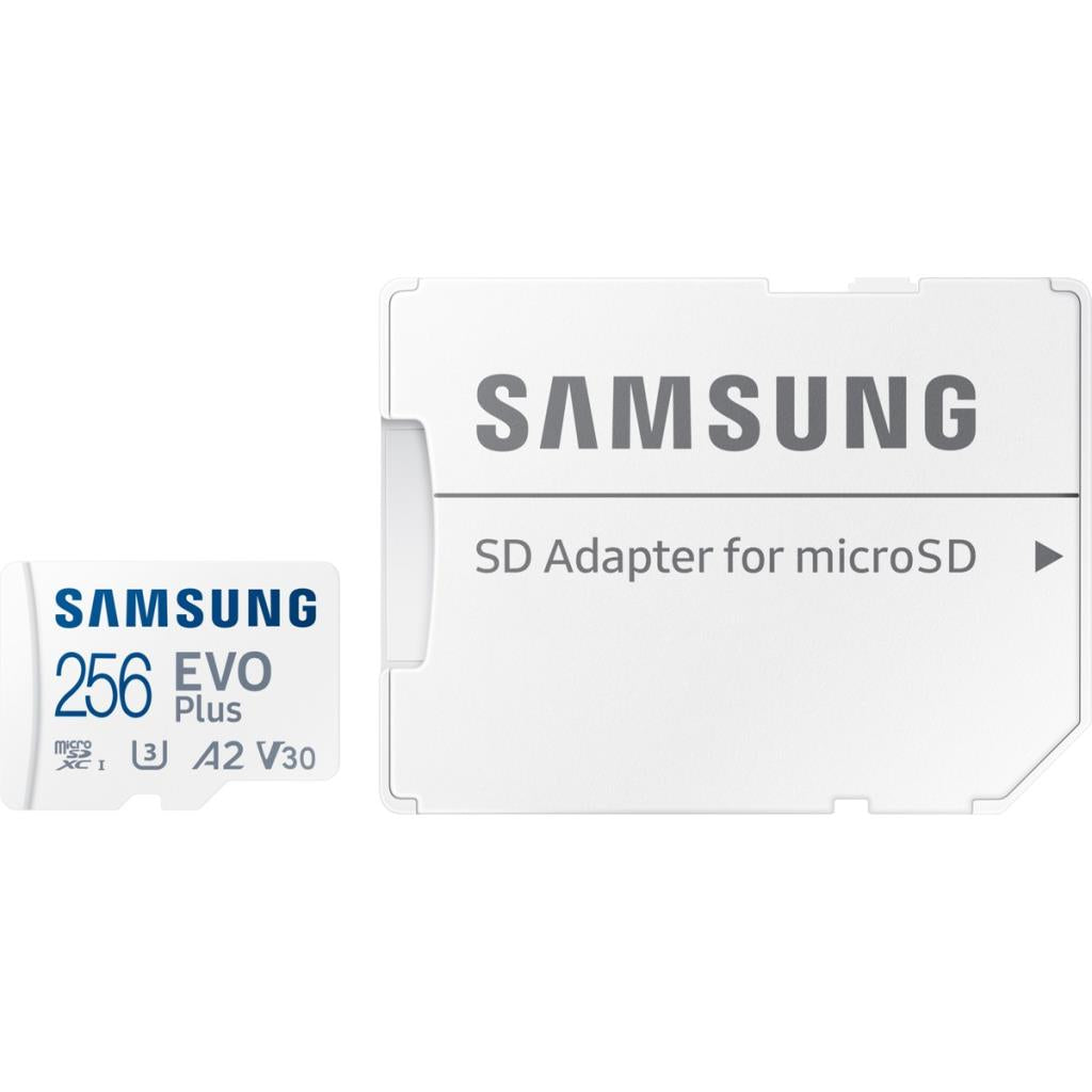 Samsung Evo Plus MB-MC256SA Class 10 UHS-I U3 A2 V30 256 GB Micro SD Kart