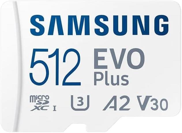 Samsung Evo Plus MB-MC512KA Class 10 UHS-I U3 A2 V30 512 GB Micro SD Kart - Teşhir