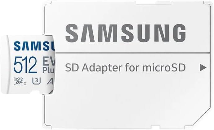 Samsung Evo Plus MB-MC512KA Class 10 UHS-I U3 A2 V30 512 GB Micro SD Kart - Teşhir