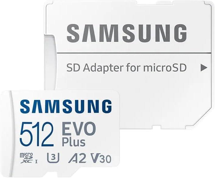 Samsung Evo Plus MB-MC512KA Class 10 UHS-I U3 A2 V30 512 GB Micro SD Kart - Teşhir