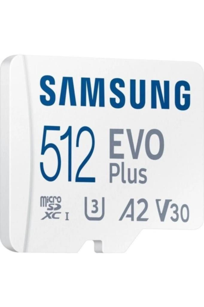 Samsung Evo Plus MB-MC512SA Class 10 UHS-I U3 A2 V30 512 GB Micro SD Kart Outlet