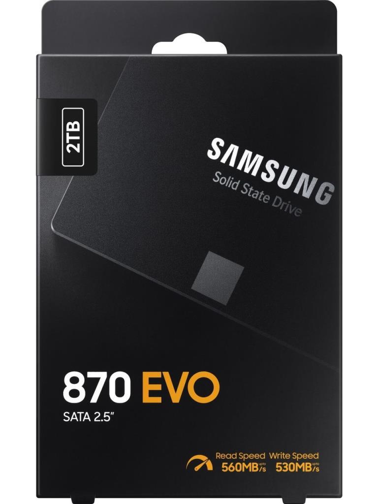 Samsung 870 EVO MZ-77E2T0BW SATA 3.0 2.5" 2 TB SSD Outlet