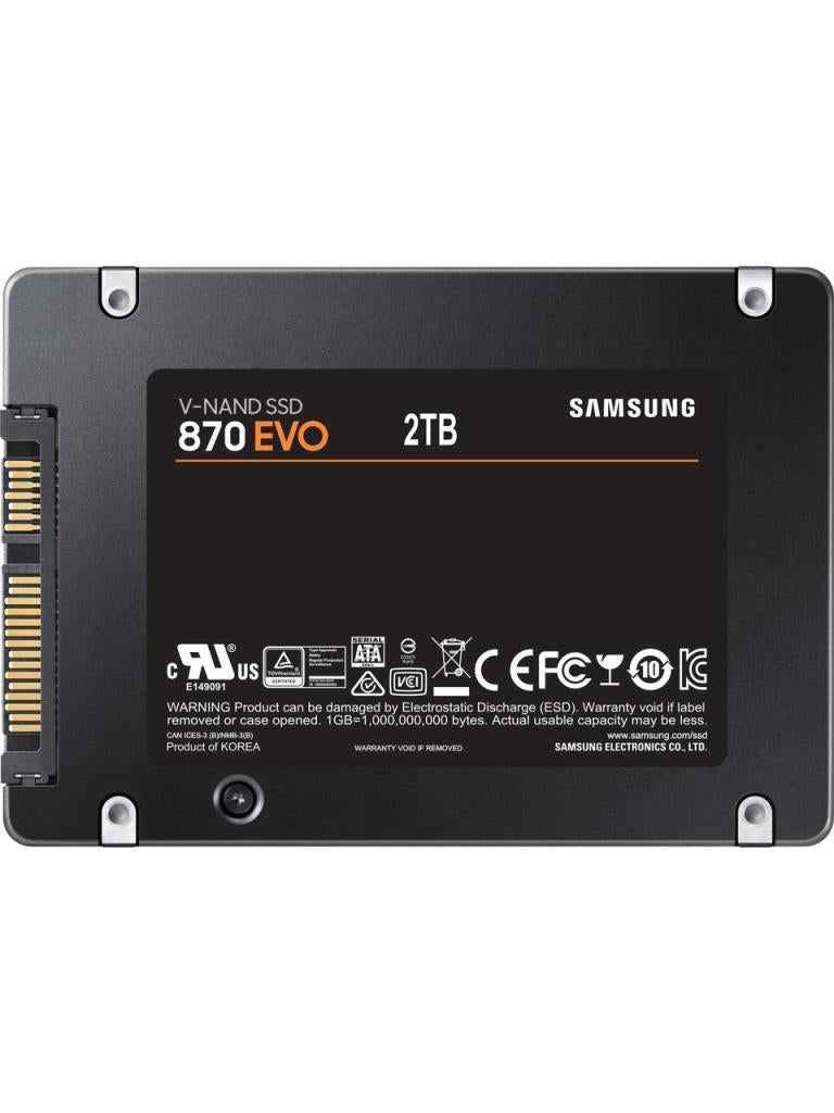 Samsung 870 EVO MZ-77E2T0BW SATA 3.0 2.5" 2 TB SSD Outlet