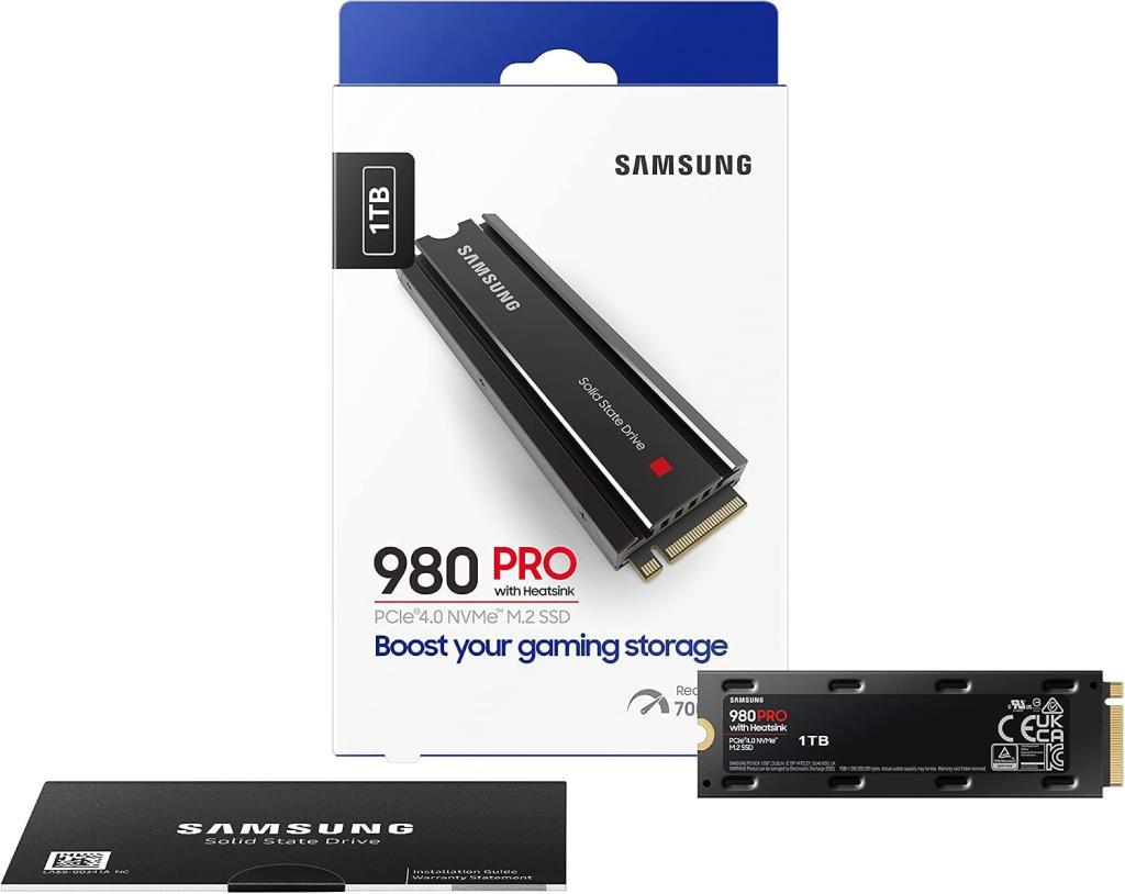 Samsung 980 PRO MZ-V8P1T0BW PCI-Express 4.0 1 TB M.2 SSD - OUTLET