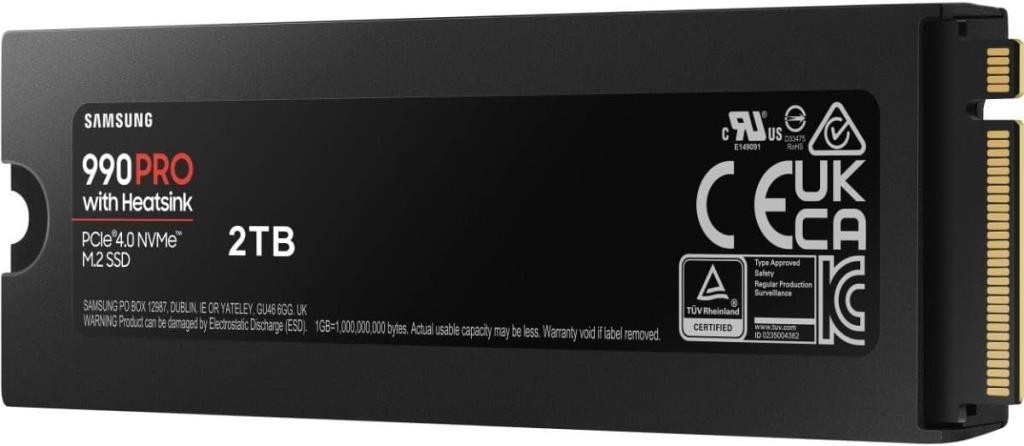 Samsung 990 PRO MZ-V9P2T0CW Soğutuculu PCI-Express 4.0 2 TB M.2 SSD - Teşhir