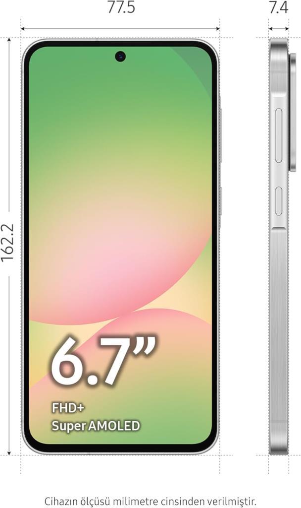 Samsung Galaxy A56 256 GB Gri - OUTLET