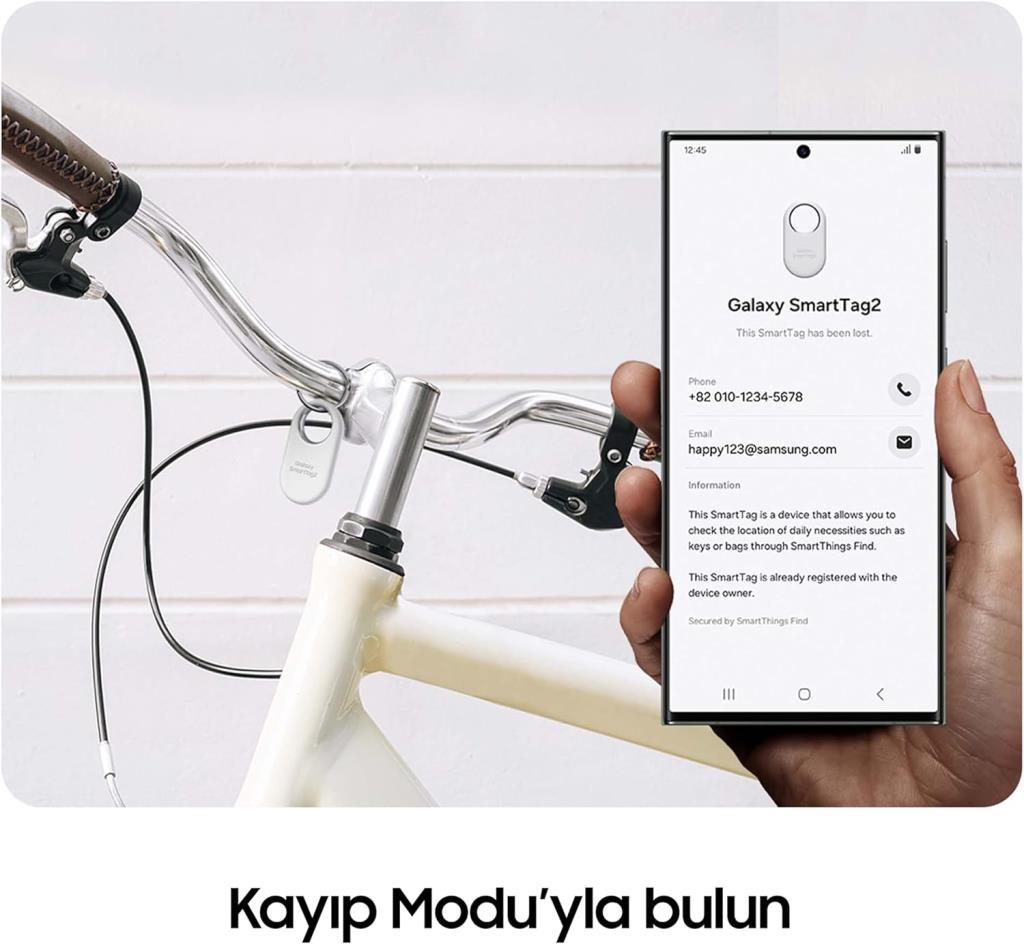 Samsung Galaxy SmartTag 2 EL-T5600 Siyah Kablosuz Akıllı Tag Teşhir