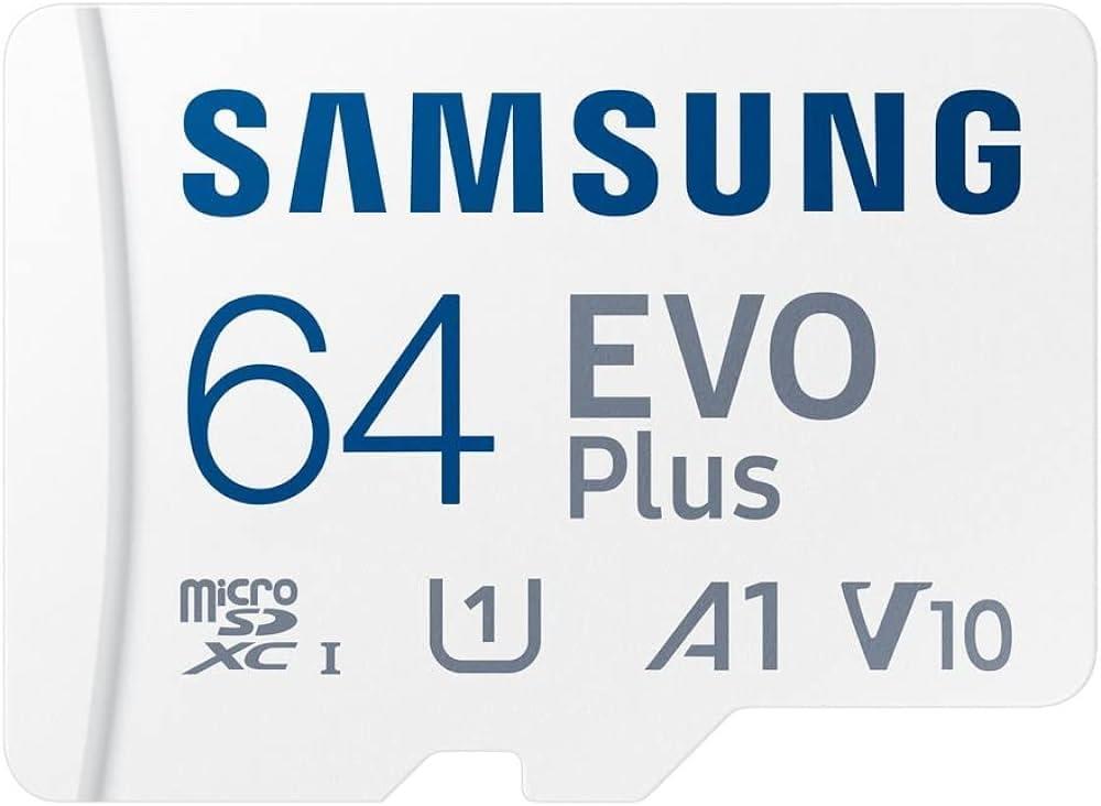 Samsung Evo Plus MB-MC64KA Class 10 UHS-I U1 A2 V10 64 GB Micro SD Kart - TEŞHİR