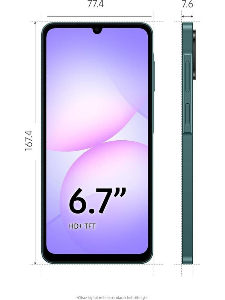 Samsung Galaxy A07 128 GB Yeşil - OUTLET