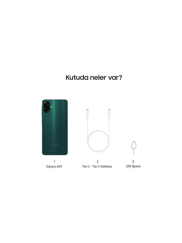 Samsung Galaxy A07 128 GB Yeşil - OUTLET