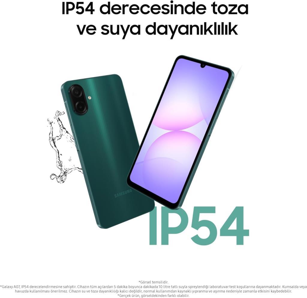 Samsung Galaxy A07 128 GB Yeşil (Samsung Türkiye Garantili)