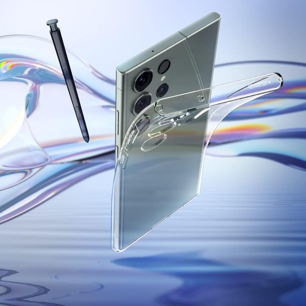 Galaxy S23 Ultra Kılıf, Spigen Liquid Crystal 4 Tarafı Tam Koruma - TEŞHİR