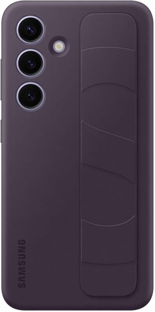 Samsung Galaxy S24 Ultra Standlı ve Kordonlu Kılıf, Koyu Eflatun