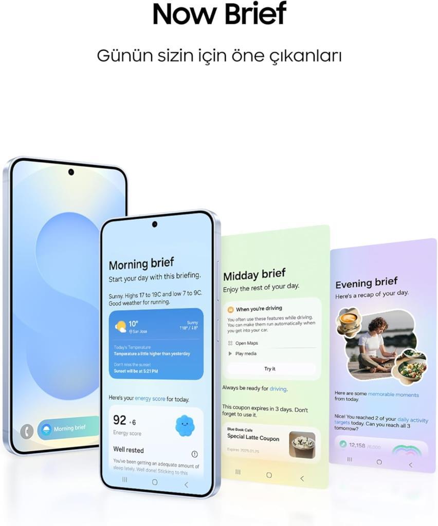 Samsung Galaxy S25 256 GB Buz Mavisi (Samsung Türkiye Garantili)