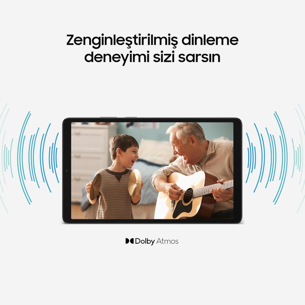 Samsung Galaxy Tab A11 SM-X130 رمادي 64 جيجابايت 8.7 بوصة تابلت (ضمان سامسونج تركيا)