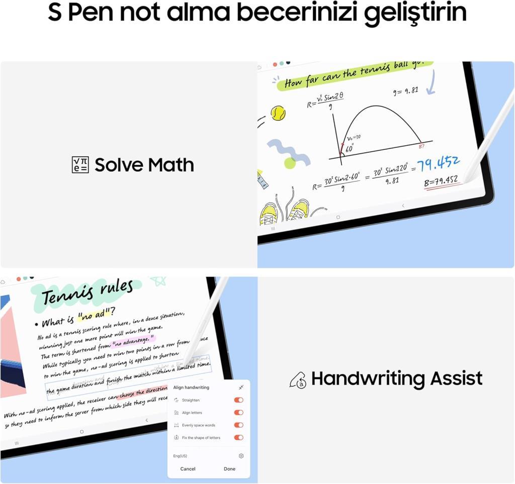 Samsung Galaxy Tab S10 FE Plus SM-X620 Gri 128 GB 13.1" Tablet Outlet