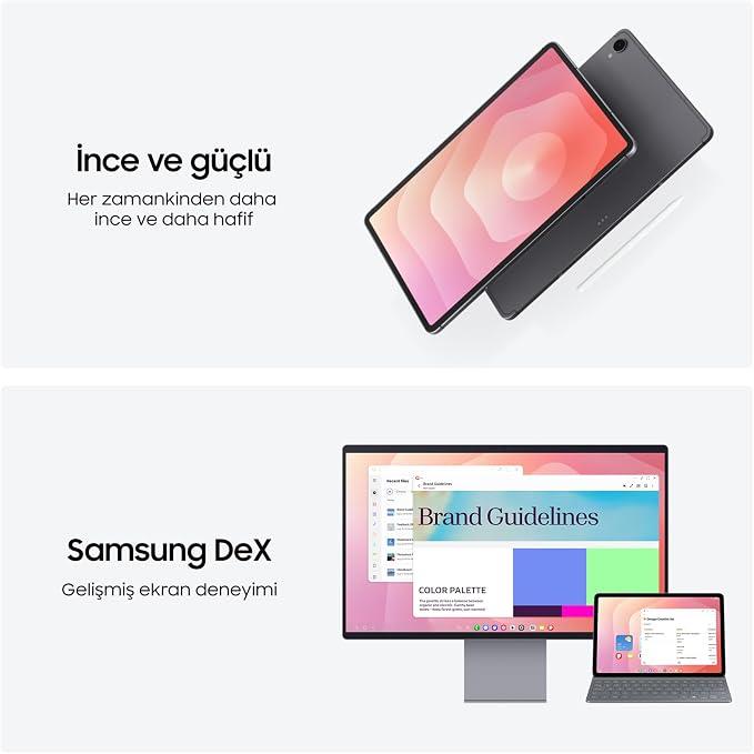 Samsung Galaxy Tab S11 SM-X730 Gümüş 128 GB 11" Tablet - OUTLET