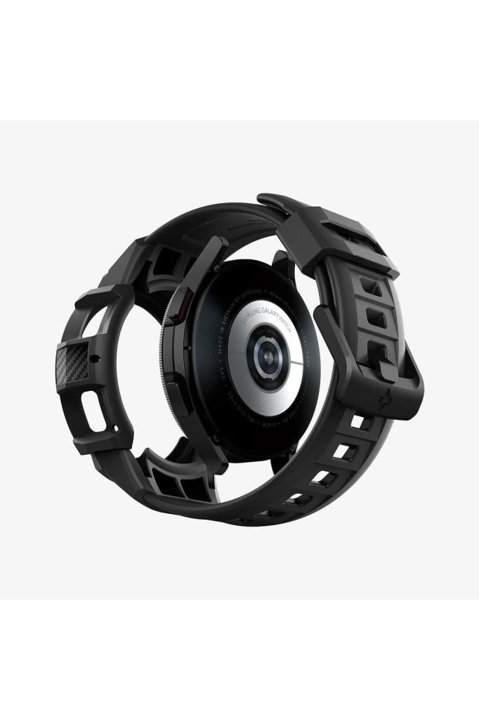 Spigen Galaxy Watch 4 Classic (46mm) Kılıf & Kordon Kayış Rugged Armor Pro Black Outlet