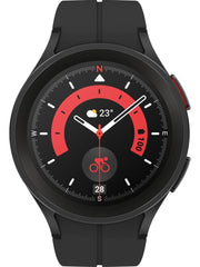 Yenilenmiş Samsung Galaxy Watch 5 Pro, 45 mm Akıllı Saat, Siyah