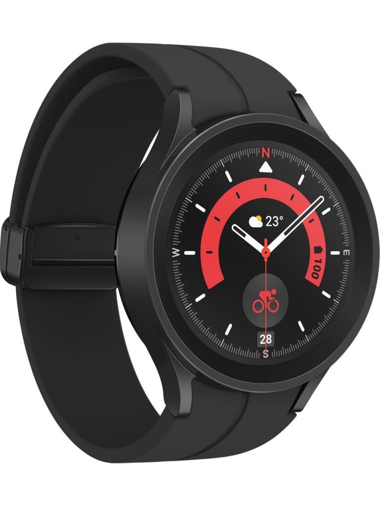 Yenilenmiş Samsung Galaxy Watch 5 Pro, 45 mm Akıllı Saat, Siyah
