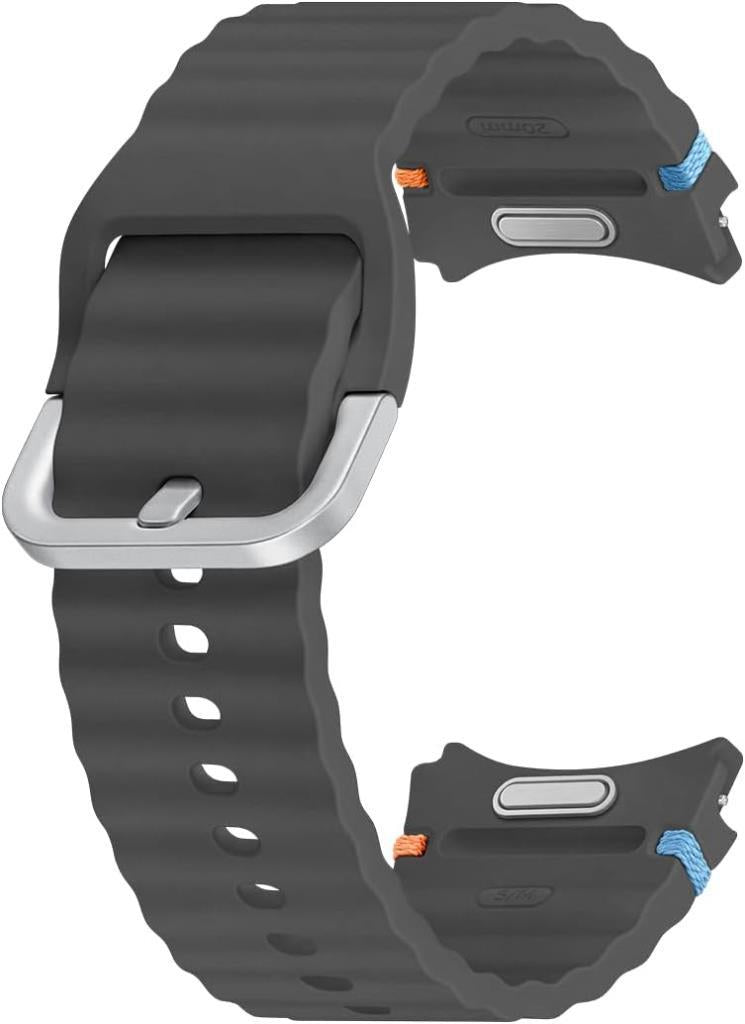 Samsung Galaxy Watch7 Spor Kayışı 20 mm S/M – Koyu Gri - OUTLET