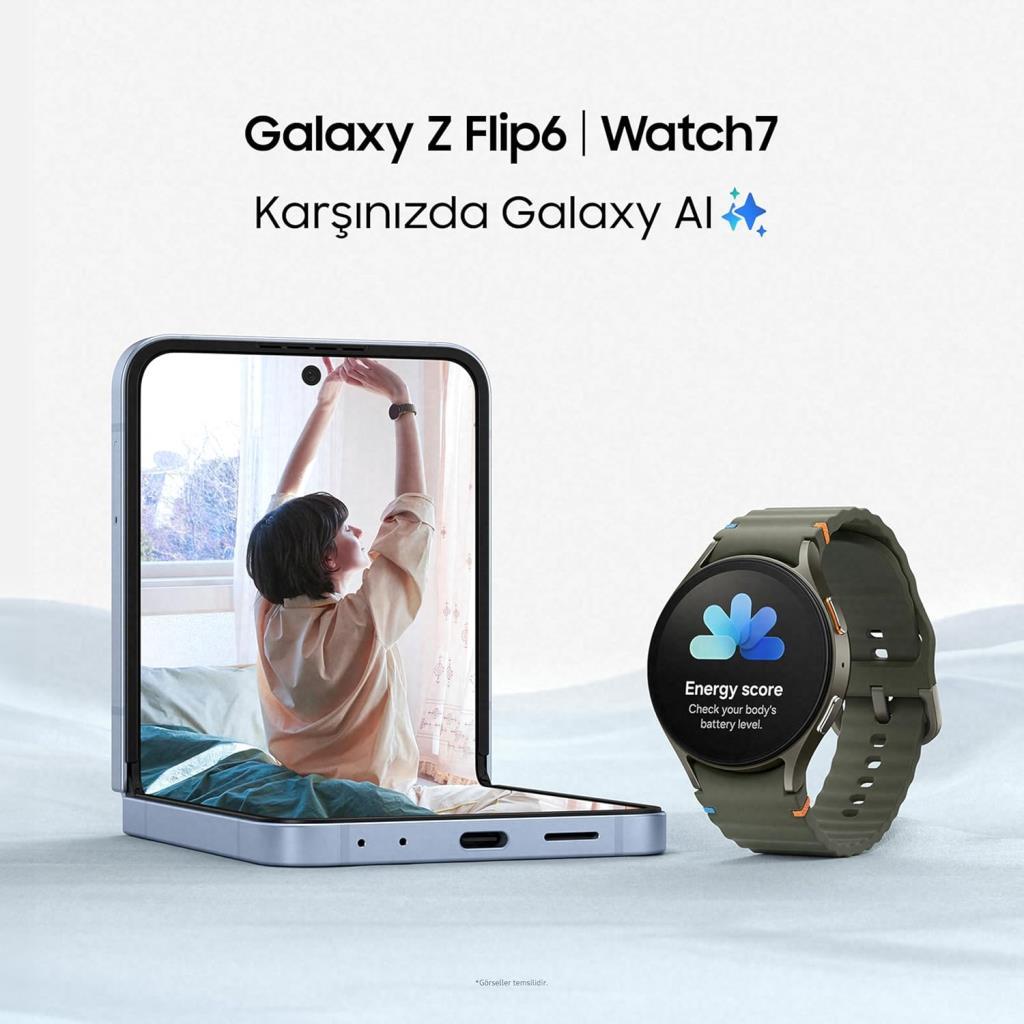 Samsung Galaxy Watch 7 44mm Gümüş Akıllı Saat Teşhir