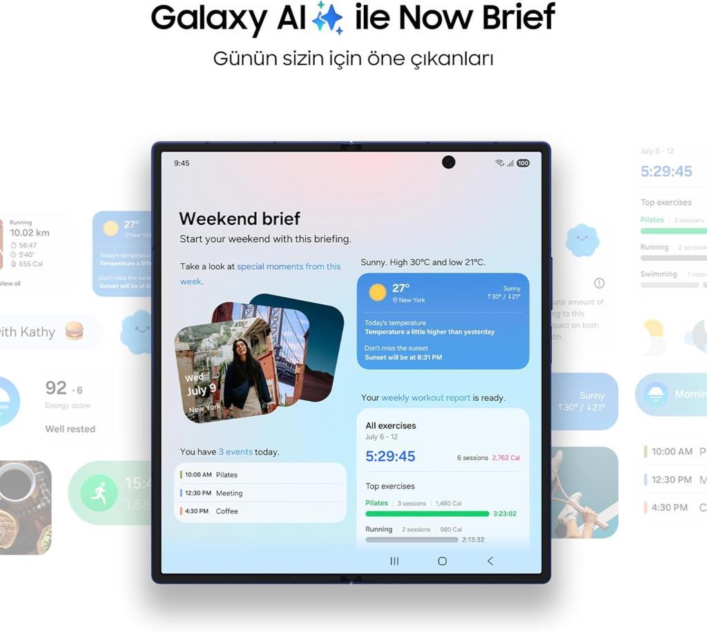 Samsung Galaxy Z Fold 7 256 GB 12 GB Siyah (Samsung Türkiye Garantili)