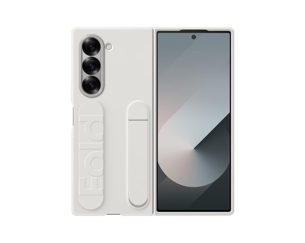 Galaxy Z Fold6 Standlı Kordonlu Kılıf Beyaz - OUTLET
