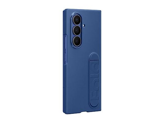 SAMSUNG Galaxy Z Fold 7 Standlı Silikon Telefon Kılıfı Lacivert - OUTLET