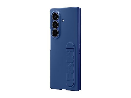 SAMSUNG Galaxy Z Fold 7 Standlı Silikon Telefon Kılıfı Lacivert - OUTLET