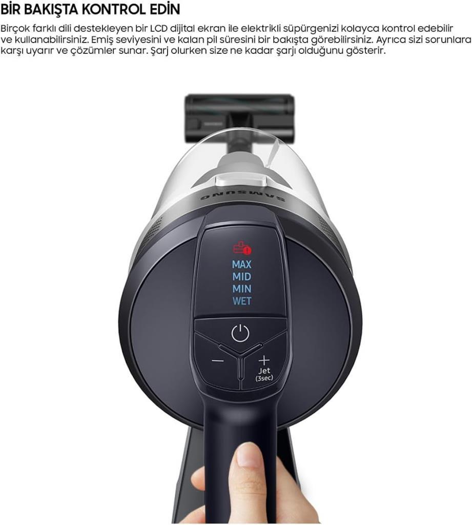Samsung Jet 75E VS20B75ACR5/TR Şarjlı Dikey Süpürge