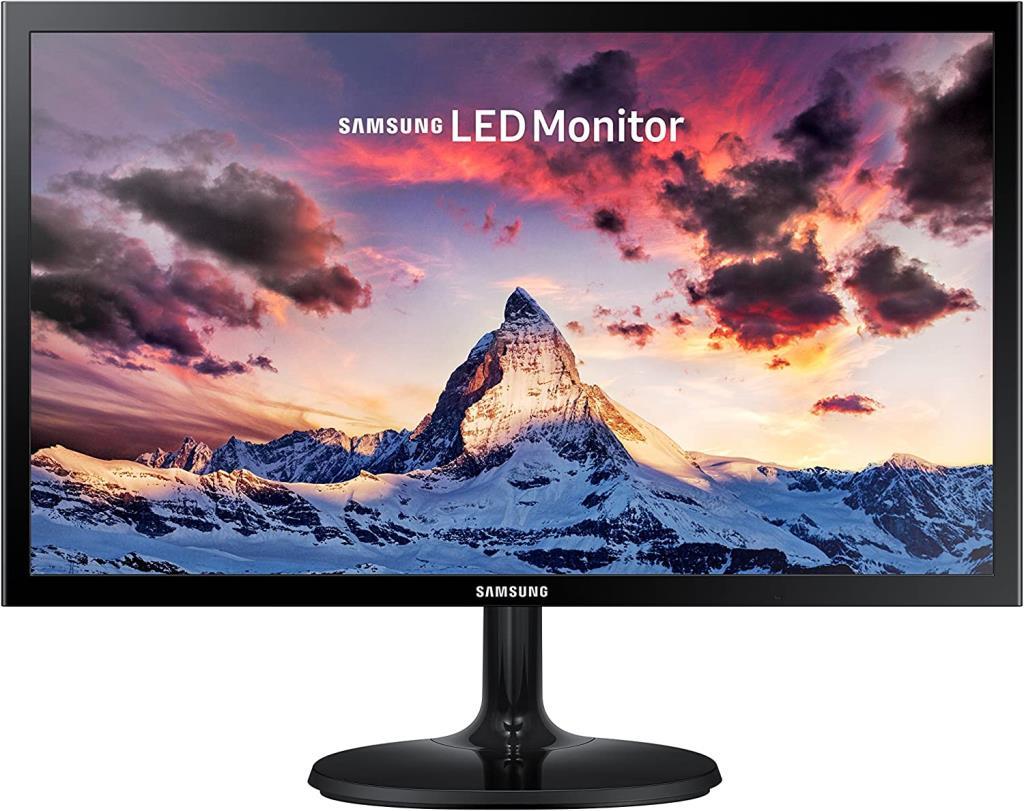 شاشة كمبيوتر Samsung LS22F350FHRXUF بحجم 21.5 بوصة، دقة Full HD، 60 هرتز، 5ms (VGA-HDMI) LED