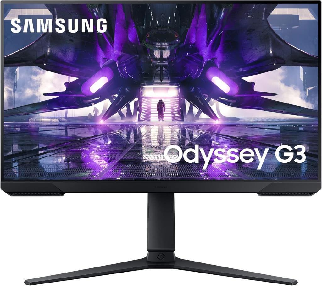 Samsung Odyssey G3 LS24AG300NRXUF 24" 1 ms Full HD Pivot 144 Hz Oyuncu Monitörü - Teşhir