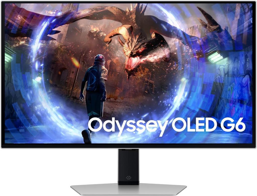 Samsung Odyssey G6 LS27DG602SUXUF 27" 0.03 ms OLED 2K Pivot 360 Hz Oyuncu Monitörü - Teşhir