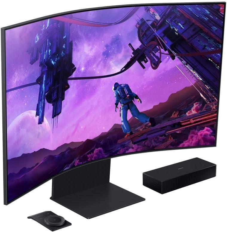 Samsung Odyssey Ark LS55BG970NUXUF 55" 1 ms 4K Curved 165 Hz Oyuncu Monitörü Teşhir