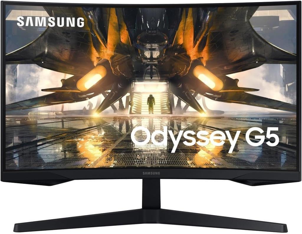 Samsung Odyssey G5 LS27AG550EUXUF 27" 1 ms 2K Curved 165 Hz Oyuncu Monitörü Teşhir