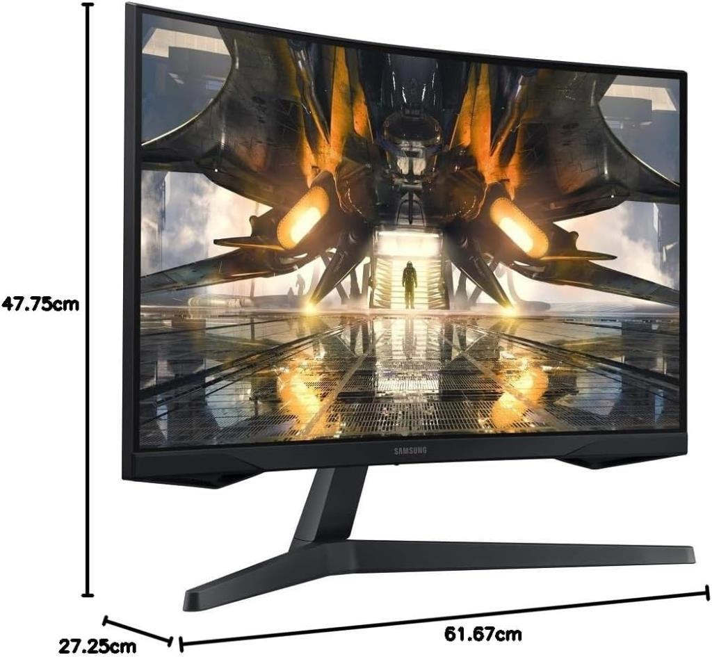 Samsung Odyssey G5 LS27AG550EUXUF 27" 1 ms 2K Curved 165 Hz Oyuncu Monitörü Teşhir