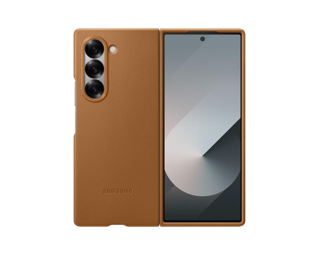 Samsung Galaxy EF-VF956PAEGWW Z Fold6 Vegan Deri Taba Kahverengi Kılıf - OUTLET