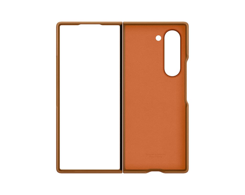 Samsung Galaxy EF-VF956PAEGWW Z Fold6 Vegan Deri Taba Kahverengi Kılıf - OUTLET