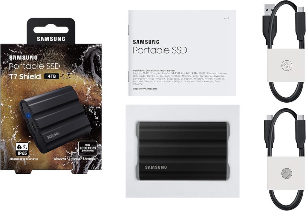 Samsung T7 Shield MU-PE4T0S/WW USB 3.2 4 TB Taşınabilir SSD Teşhir