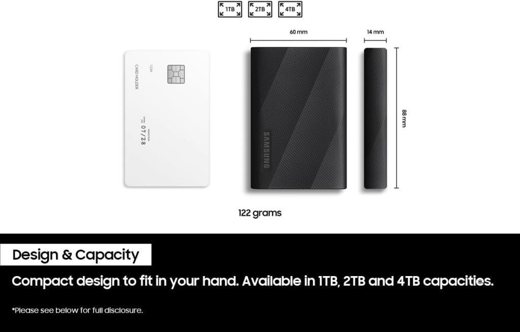 Samsung T9 MU-PG2T0B/WW USB 3.2 2 TB Taşınabilir SSD - Outlet